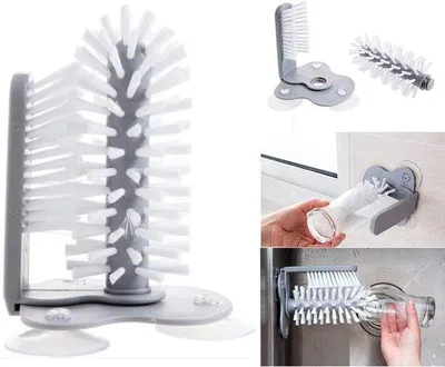 Produktbild von Nylon Glasreiniger Set mit Flessenborstel und Melkslang