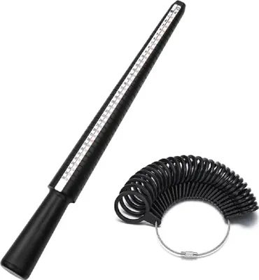 Produktbild von Ringgrößenmesser Set – Ringmaßstab & Ringschablonen für präzise Ringgrößenmessung