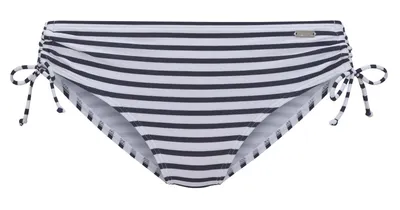 Produktbild von VENICE BEACH Bikinihose mit Raffung 12505 white-navy 40