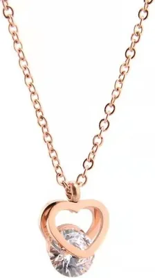 Produktbild von Halskette CA-15148 - Gold/Rosa für Damen KP15148
