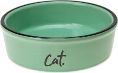 Immagine prodotto di Ciotola per gatti Karlie II - Ciotole per gatti - Vetroceramica - Verde - 200 ml - 12x4x4 cm