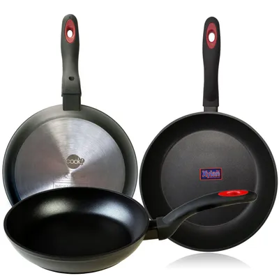 Immagine prodotto di Padella antiaderente da 20 cm, adatta per induzione, in alluminio forgiato, con rivestimento antiaderente