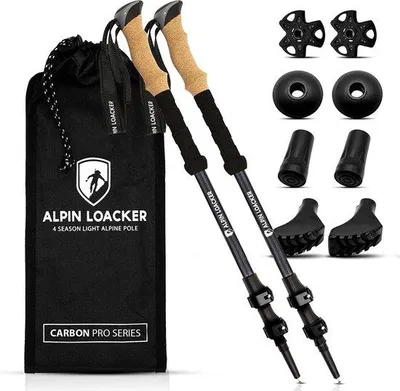 Produktbild von Famanu Nordic Walking Stöcke - Leicht, faltbar und verstellbar