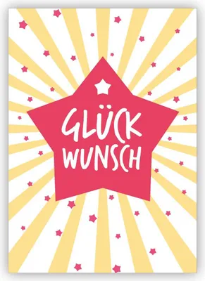 Produktbild von 4x Frische coole Geburtstagskarte: Glückwunsch