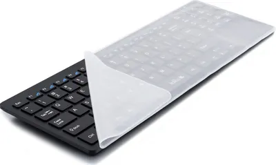 Produktbild von kwmobile Silikon Tastaturschutz für 15" - 17" Laptop / Notebook / Ultrabook - Keyboard Cover - Abdeckung unbeschriftet - Transparent