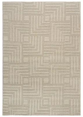 Produktbild von Mazovia Teppich Modern, Abstrakt und Geometrisch - Cangas Enredo - beige und creme, 200x300 cm