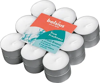 Produktbild von Bolsius duftlampen True Freshness Fresh Breeze 18 Stück