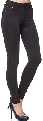 Produktbild von Elara Damen Stretch Hose Skinny Fit Jegging H92 Grau 54 (7XL)
