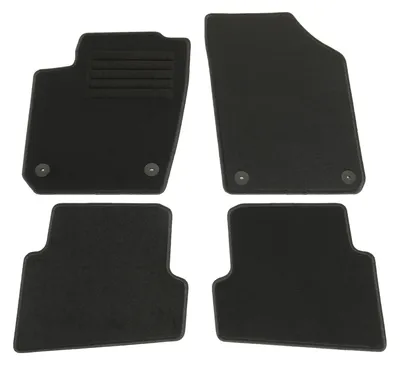 Produktbild von AD Tuning Fußmatten Set für Skoda Fabia 3 Typ NJ, Bj. 11/2014-8/2018