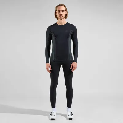 Produktbild von Odlo SUW TOP Crew neck l/s PERFORMANCE WINDSH SCHWARZ XXL