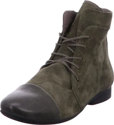 Image de Bottes à lacets Think doublées à froid en vert, taille 40