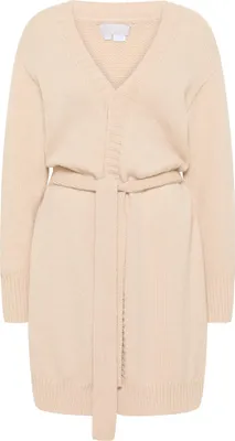 Produktbild von RISA damen langer strickcardigan - beige, XL/XXL