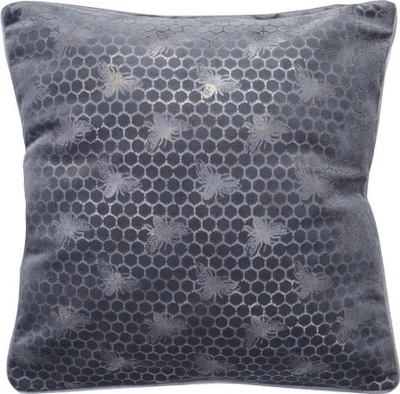 Produktbild von Dekorativer Kissenbezug Sofakissen VELVET 20 cm 45x45 PRINT PIPING