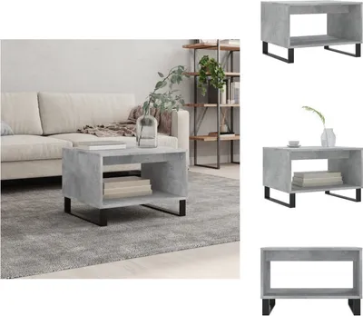 Produktbild von vidaXL Couchtisch Betongrau 60x50x40 cm Holzwerkstoff -  Couchtische