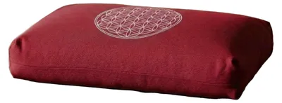 Produktbild von Yogakissen - klein - Blume des Lebens - mit Dinkelspelz-Füllung