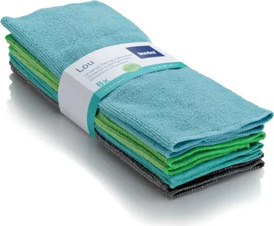 Produktbild von Kela Keuken - Lou Mikrofasertücher 8-teiliges Set