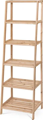 Obrázek produktu pro Dřevěný regál Autronic, 6 polic, jedlové dřevo, přírodní barva (DR-N134 NAT)