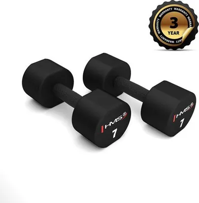 Zdjęcie produktu dla HMS HPT07 poliuretanowe uchwyty jednoręczne 2 x 7 kg