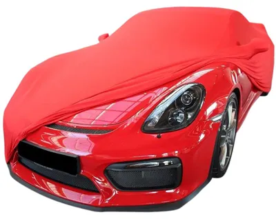 Image de Housse de voiture intérieure adaptée à Porsche Cayman (718) GT4 Rouge avec