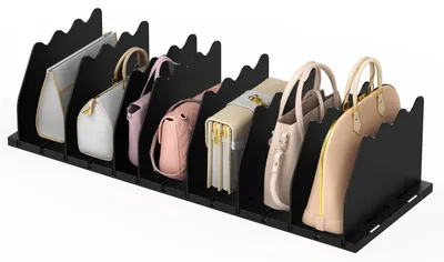 Productafbeelding van Kastverdelers kastplankverdeler - Handtasopslag - 8 stuks - Zwart - 17,5 x 24 cm