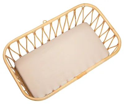 Produktbild von Spannbettlaken Jeanne - 40 x 80 cm - Beige | by SEVIRA KIDS