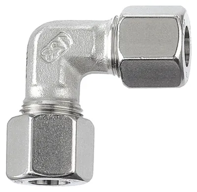 Immagine prodotto di Raccordo a gomito Riegler, Ø esterno tubo 15mm, acciaio inox 1.4571, 315bar