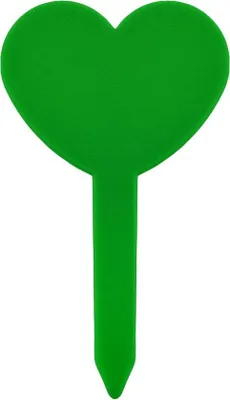 Produktbild von CombiCraft Herzförmige Stecketiketten 46x82 mm in Grün, 100 Stück