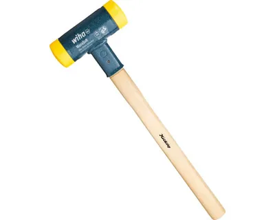 Produktbild von Vorschlaghammer rückschlagfrei (schwarz/holz, Ø 80mm)