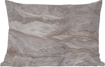 Produktbild von MuchoWow® Outdoor Kissen - Marmor - Steine - Rosa - Textur - 60x40 cm - Wetterfest - Lounge Kissen - Zierkissen - Kissen für Innenräume