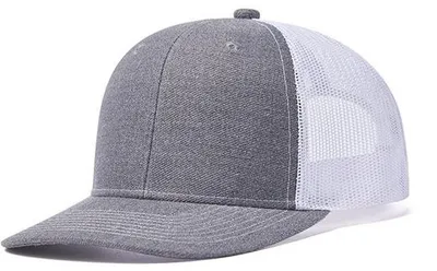 Immagine prodotto di Cappellino da baseball da uomo - traspirante - per uomo e donna - Grigio e bianco a rete