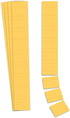 Produktbild von Einsteckkarten für Planrecord-Stecktafel BxH 40x32mm VE=90 Stück gelb