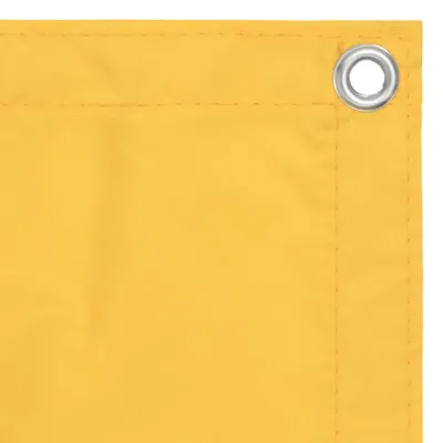 Produktbild von vidaXL Balkon-Sichtschutz Gelb 75x600 cm Oxford-Gewebe