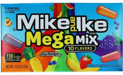 Obrázok produktu pre Mike and Ike Mega Mix 120 g