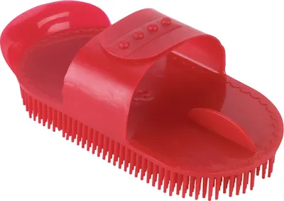 Produktbild von Kunststoffnadelstriegel rot