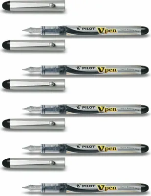 Produktbild von Pilot V-Pen Silver - 5er-Set schwarz
