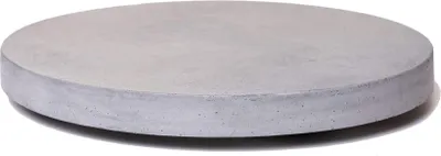 Image de VIVANNO Accessoires pour bacs à plantes Pierre synthétique MOVO ronde, gris mat - 28x4 cm