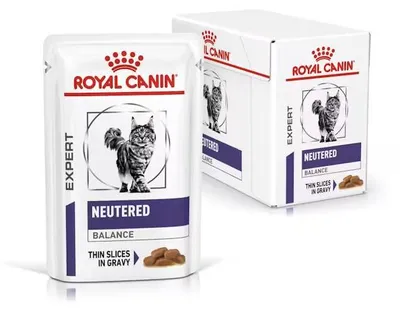 Zdjęcie produktu dla Royal Canin Veterinary Neutered Balance 12x85g Mokra Karma Dla Kotów Po Sterylizacji Lub Z Tendencją Do Nadwagi W Sosie