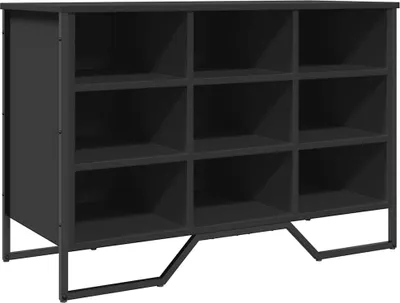 Obrázok produktu pre vidaXL Stojan na topánky čierny 90x38x61,5 cm materiál na báze dreva