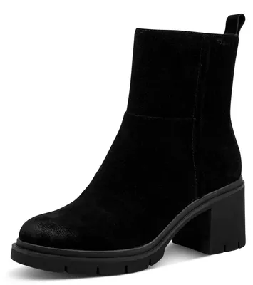 Imagen del producto de Tamaris. Botines de mujer en ante negro