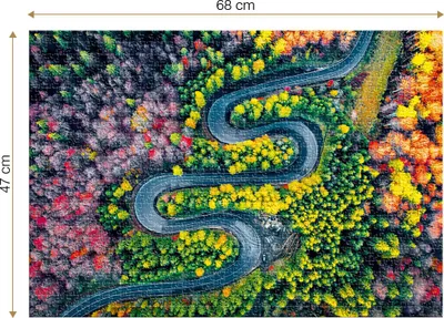 Image de Roovi Puzzle Cheia Pass - 1000 Teile Puzzle Multicolore