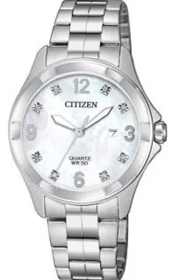 Produktbild von Citizen EU6080-58D Damen-Armbanduhr, Edelstahl-Gehäuse, Metall-Armband
