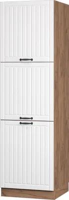 Produktbild von Herdumbauschrank Vicco Fame-Line Weiß Landhaus 60 cm, Model 57234