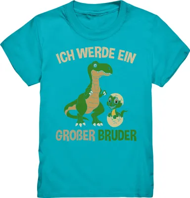 Produktbild von Trex Dino Großer Bruder Shirt – Swimming Pool / 122/128 (7-8)