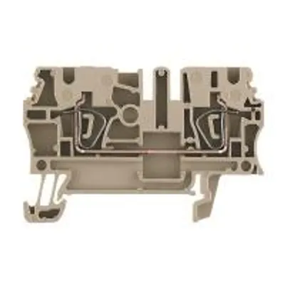 Immagine prodotto di Morsettiera passante beige - Morsettiera di alimentazione 5mm 24A ZDU 2.5