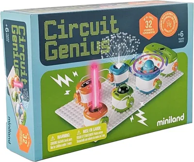 Produktbild von Miniland Elektrofun Genius Schaltungen Großes wissenschaftliches Laborset Elektronische Experimente