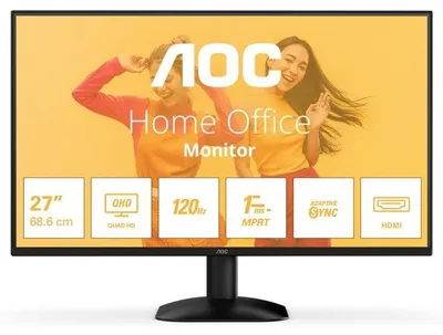 Zdjęcie produktu dla PC-Bildschirm AOC 27 Zoll QHD 120 Hz IPS-Panel 1 ms Q27B35S3