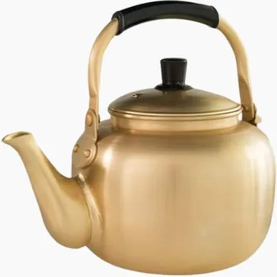 Produktbild von Koreanischer goldfarbener Kessel 1 L - für Tee & Makgeolli