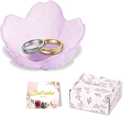 Produktbild von Schmuckschale Blume, Ringhalter, Schmucklade, Vanity Organizer, für die Dekoration