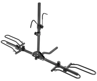 Imagen del producto de Soporte para bicicletas de plataforma, para 2 bicicletas - Capacidad de carga: 36 kg - Plegable y de acero
