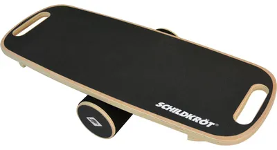 Image de SCHILDKRÖT 960243 SCHILDKRÖT Balance Board Wave, en bois véritable, noir